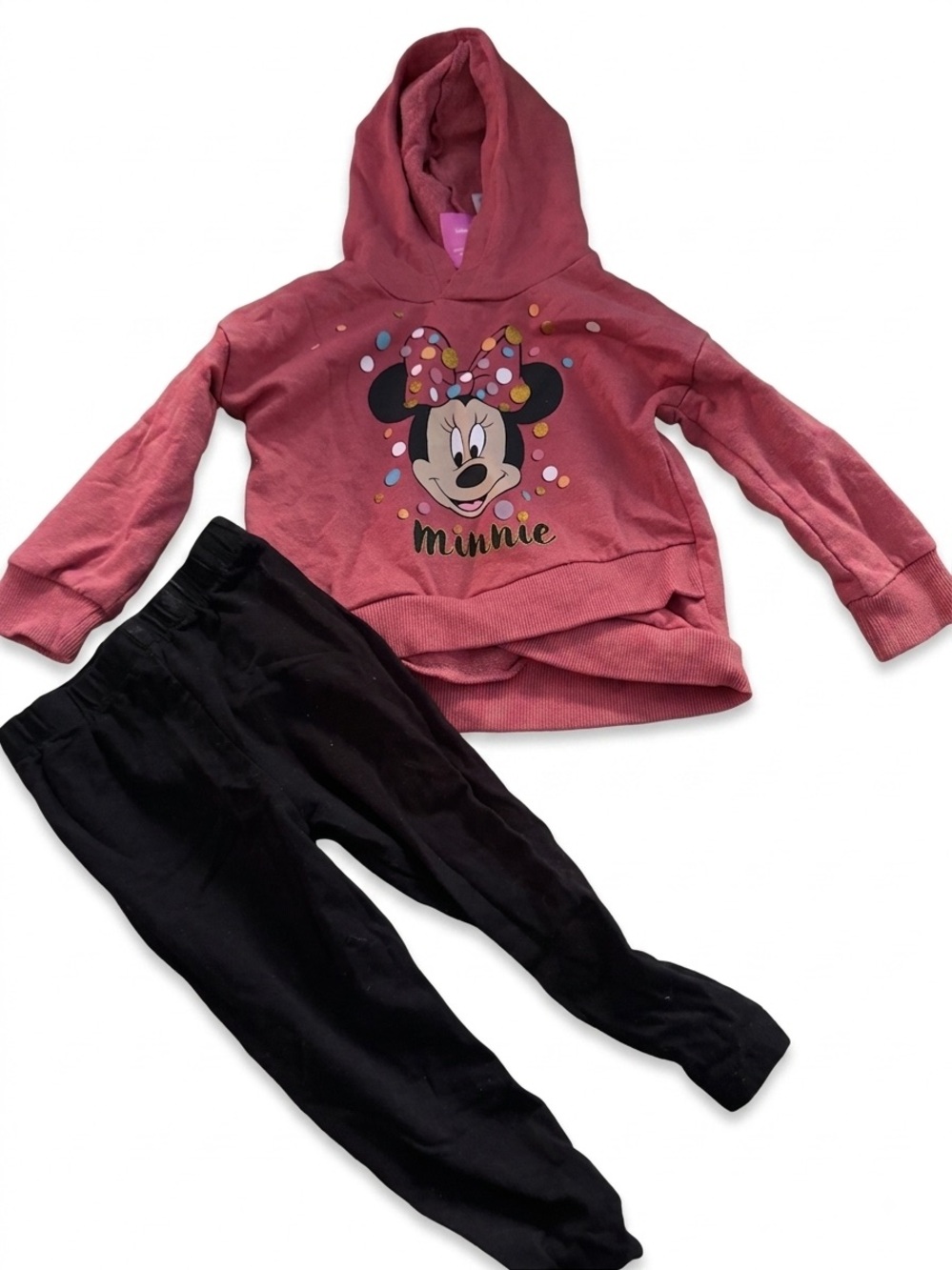 Disney Minnie Mouse Girls' Hooded Sweatshirt